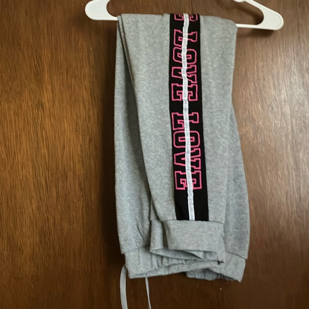 Gray sweatpants size 2X with side black stripe